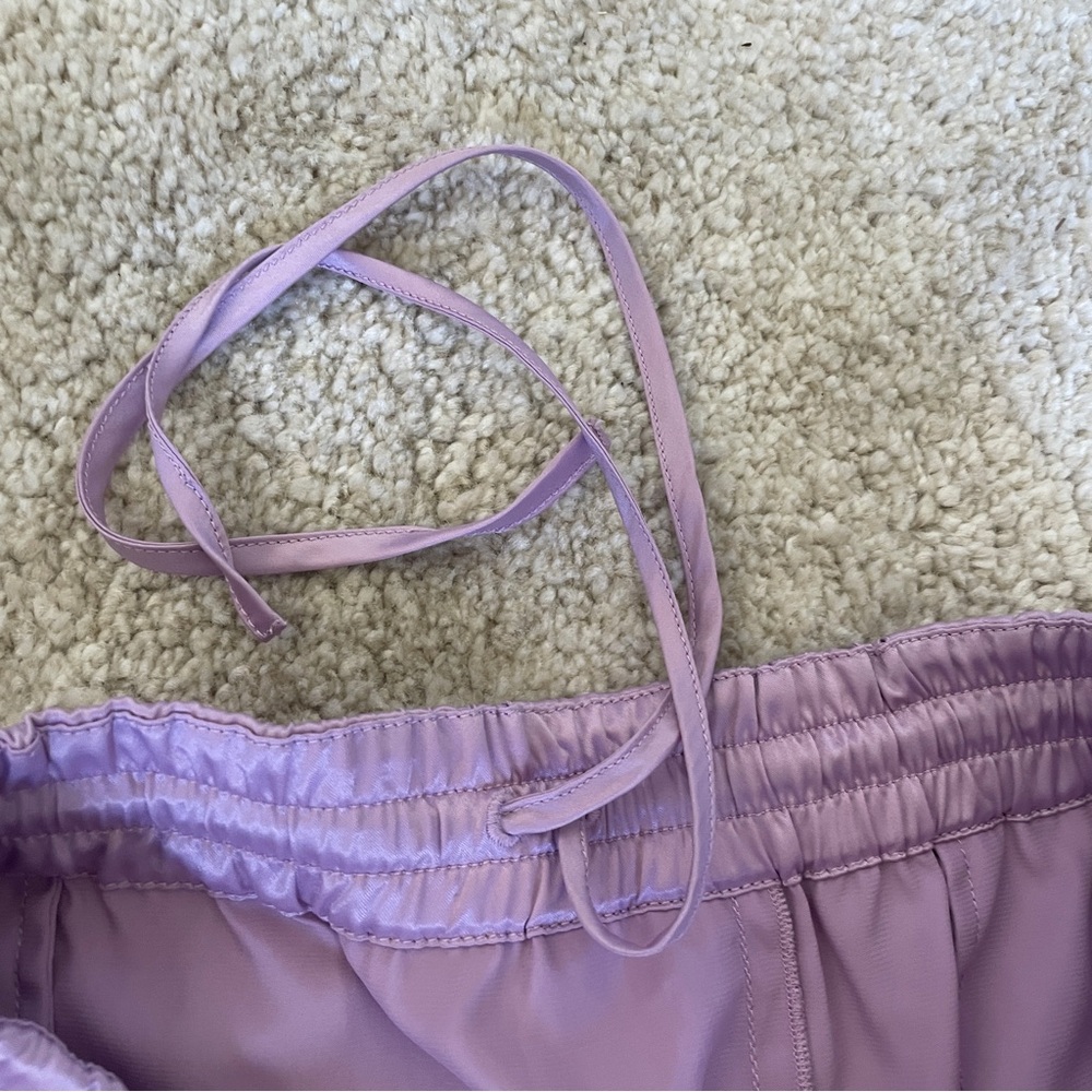Acne Studios lavender satin shorts size 40 - Picture 5 of 5